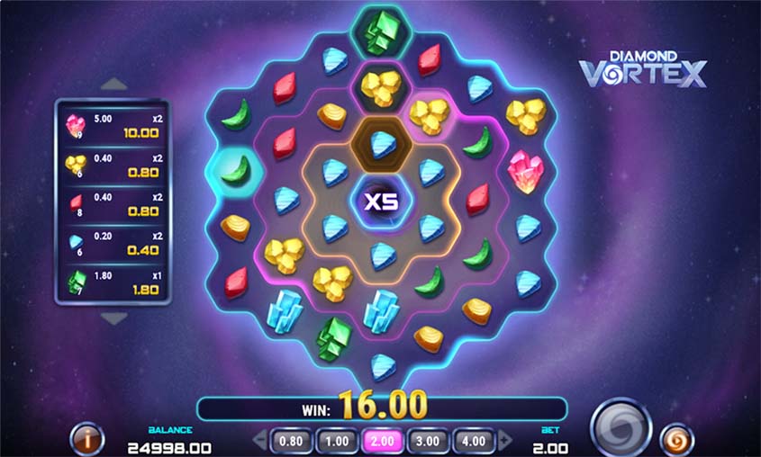 Diamond Vortex Slot demo