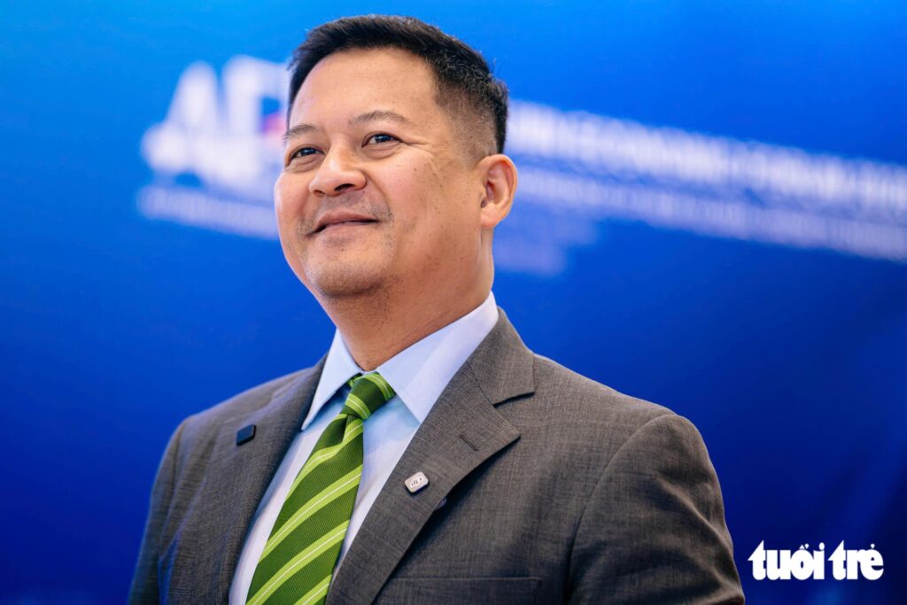 Trưởng đại diện IMF tại Việt Nam và Lào Fazurin Jamaludin chia sẻ với Tuổi Trẻ bên lề AEF 2026 - Ảnh: THANH HIỆP